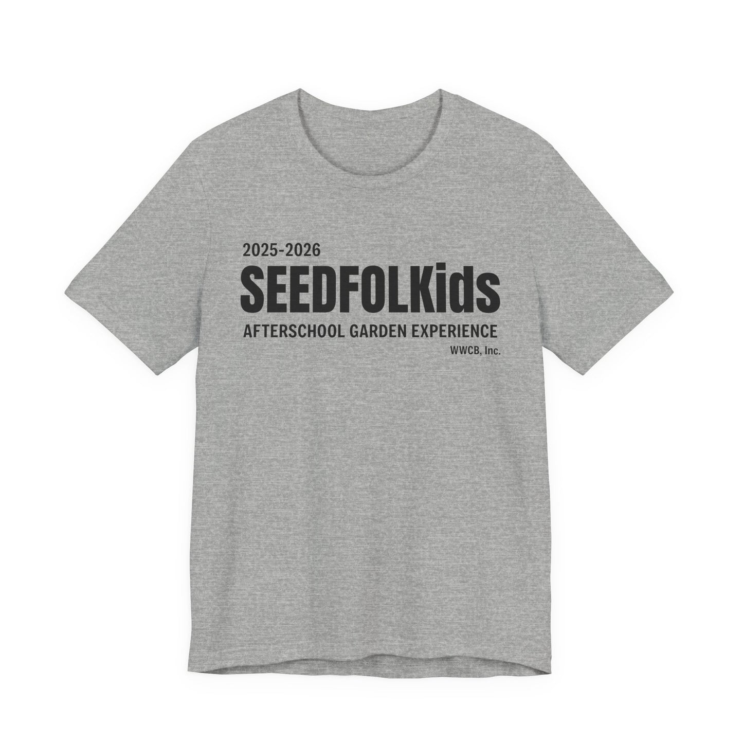Adult SEEDFOLKids Unisex Jersey Short Sleeve Tee