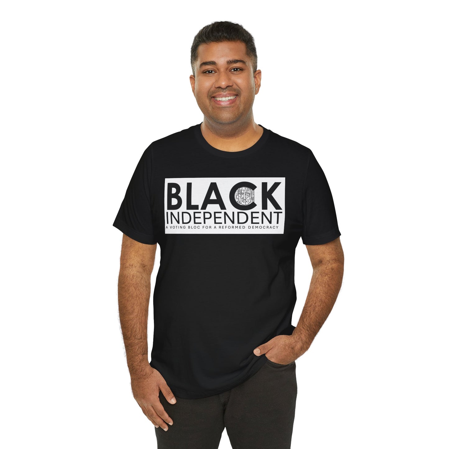 Unisex "Black Independent" Jersey Short Sleeve Tee