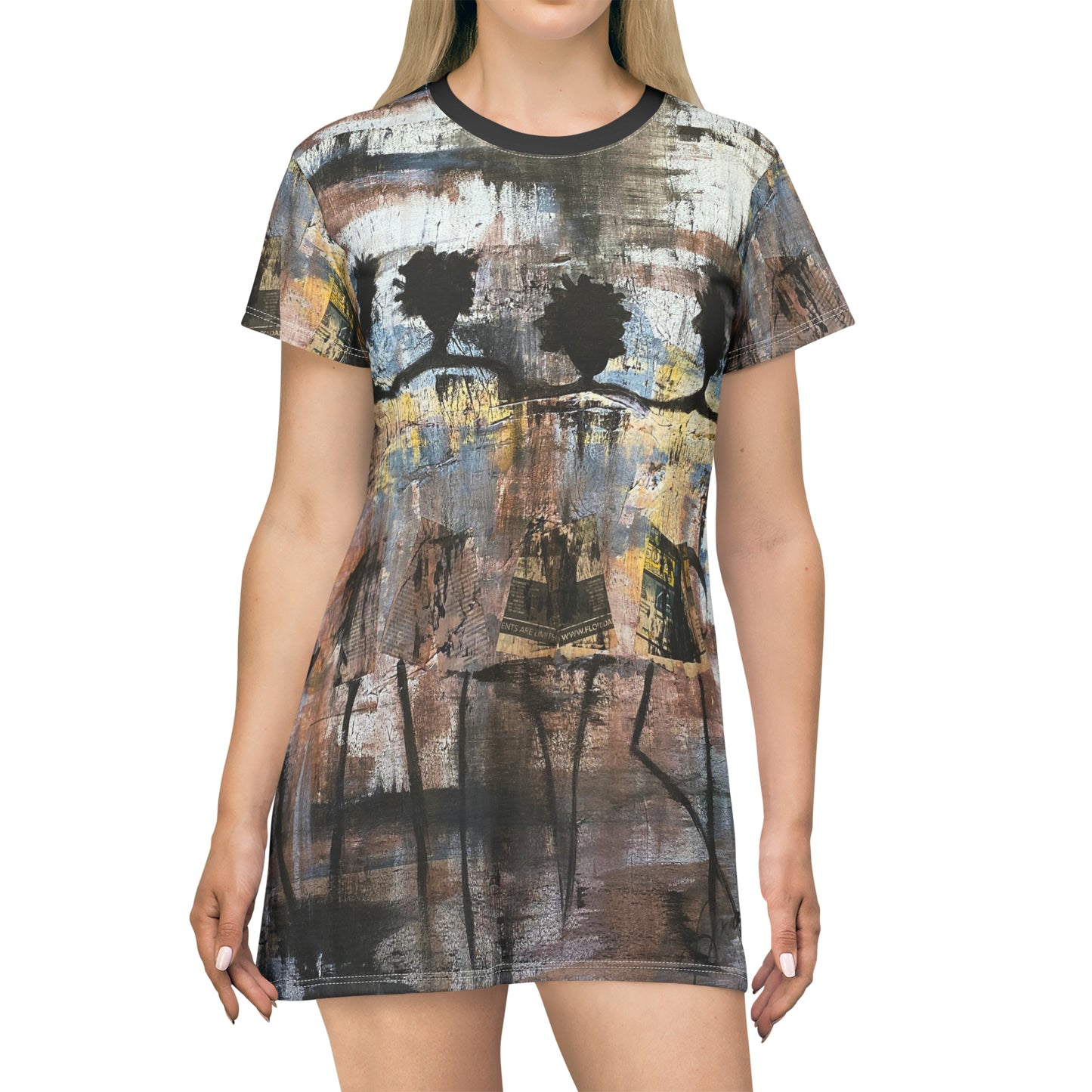 Four Girls Walking T-Shirt Dress