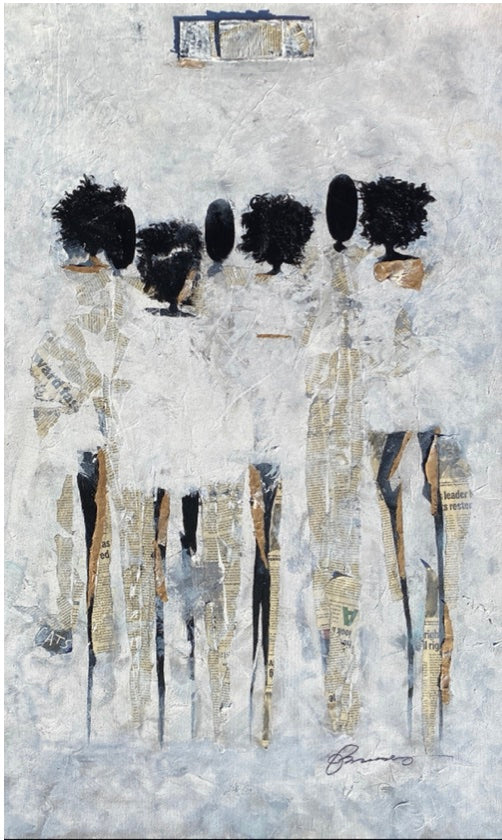 Brown Paper Bag Painting (Limited Edition) Framed Unframed